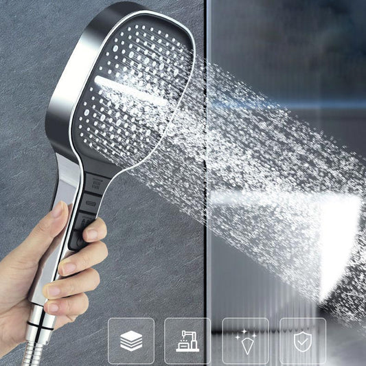 Pousbo® Large Panel Square 8-speed Booster Shower Head
