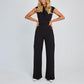 Ärmelloses Set für Frauen - Weite, ärmellose Hose Slim Fit