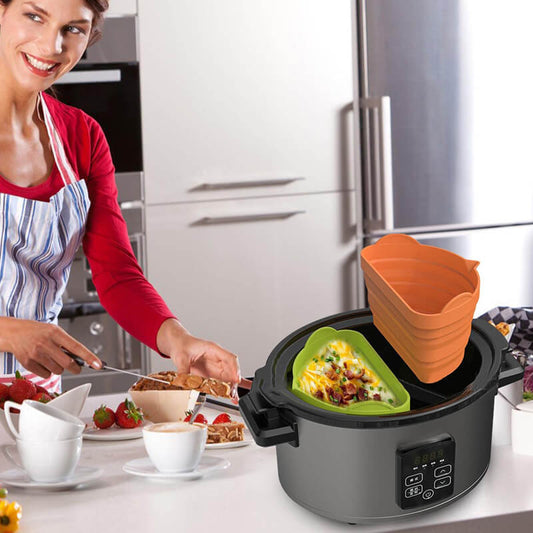 Silikon Slow Cooker Liner Wiederverwendbar & Auslaufsicher Silikon