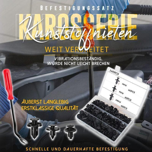 🔥Karosserie Kunststoffnieten Befestigungssatz