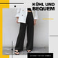 【SOMMERVERKAUF】DAMEN EIS SEIDE WEITES BEIN HOSE