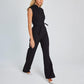 Ärmelloses Set für Frauen - Weite, ärmellose Hose Slim Fit