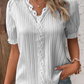V Ausschnitt Schlichtes Spitze Elegantes Shirt（Kaufen Sie 2 Versandkostenfrei）