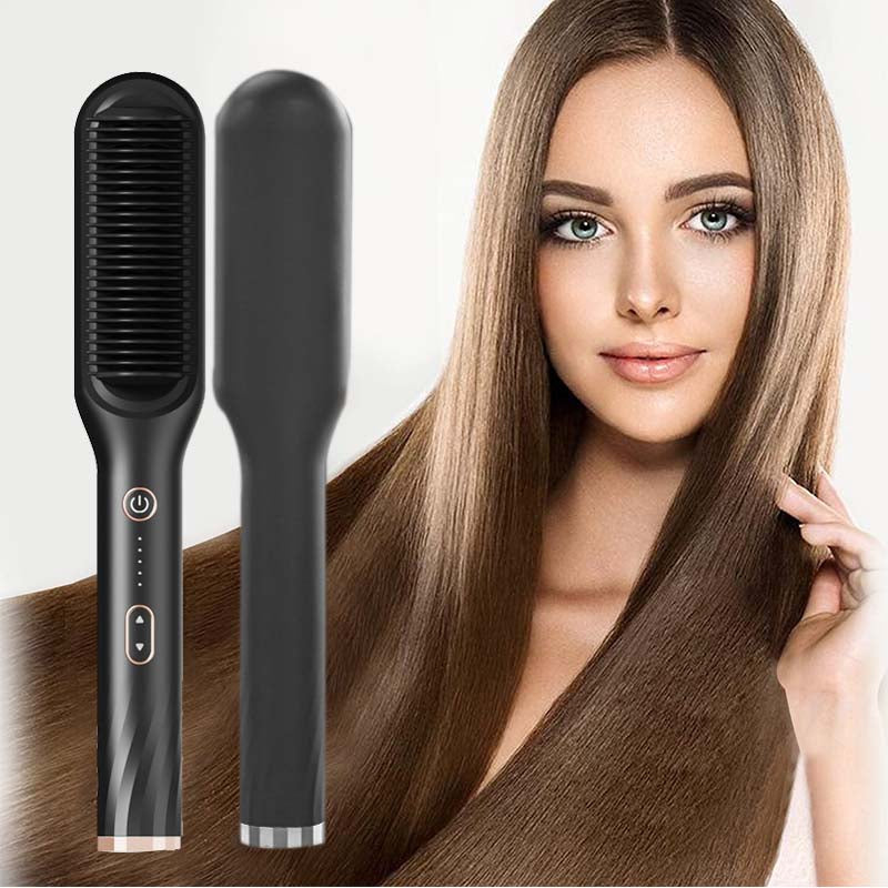 Professional Electric Hair Straightener Brush