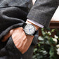 Vintage Eight Horse Gravierte Uhr