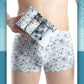 Men's Printed Ice Silk Panties Set（4pcs）