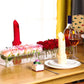 Klare Blumenvase aus Acryl