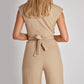 Ärmelloses Set für Frauen - Weite, ärmellose Hose Slim Fit