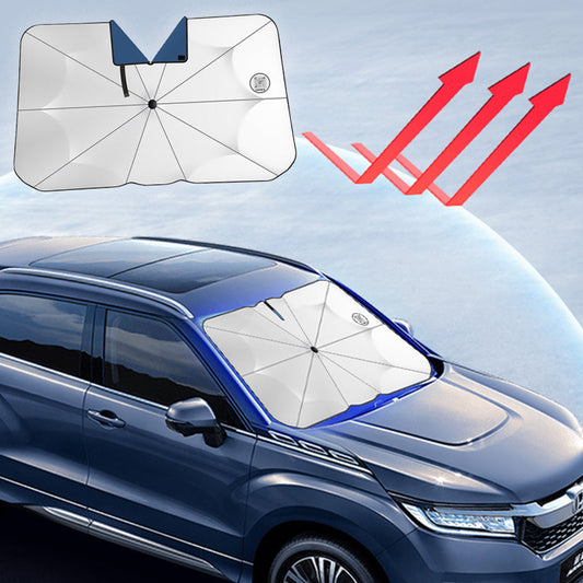 Auto-Sonnenschutz für die Windschutzscheibe - Faltbarer Auto-Sonnenschutz (Wärmedämmung)