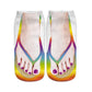 (Kaufen Sie 3 Sparen Sie 15%und kostenlosen Versand🔥) Frau Manicure Print Flip Flop Socken