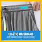 Gestreifte Ice Silk Drape Lounge-Hose für Männer