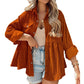 2023 Spring Corduroy Peplum Top