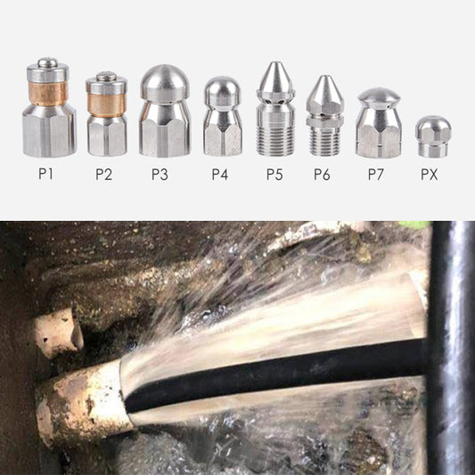 Kanalreinigungsdüse mit Edelstahl