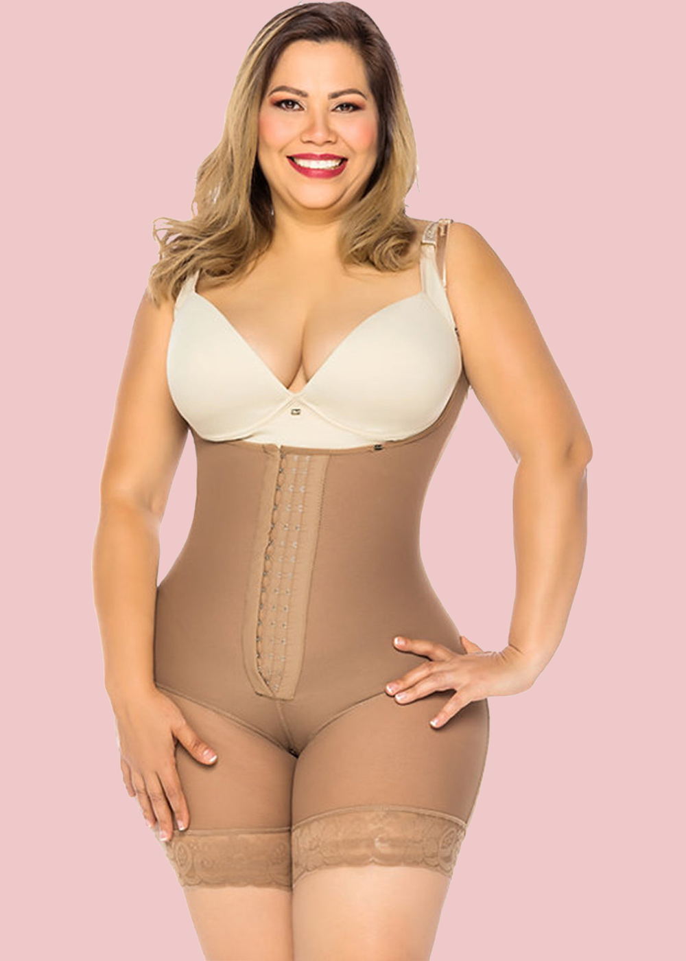 Shapewear für Damen mit offenem Schritt für Hüftstraffung und Bauchstraffung