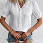V Ausschnitt Schlichtes Spitze Elegantes Shirt（Kaufen Sie 2 Versandkostenfrei）