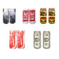 (Kaufen Sie 3 Sparen Sie 15%und kostenlosen Versand🔥) Frau Manicure Print Flip Flop Socken