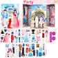 (🎁2023-Weihnachts-Hot-Sale🎁)Magnetische Prinzessin Dress Up Papierpuppe