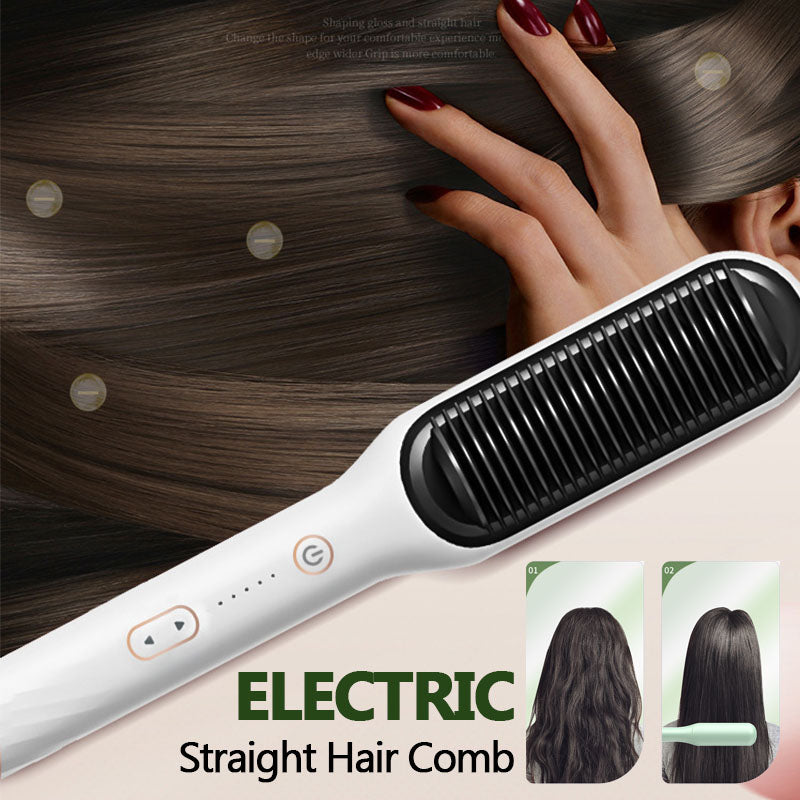 Professional Electric Hair Straightener Brush