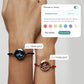 Ein Paar intelligente Sensorarmbänder für Liebhaber