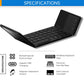 Faltbare, kabellose, tragbare Bluetooth-Tastatur