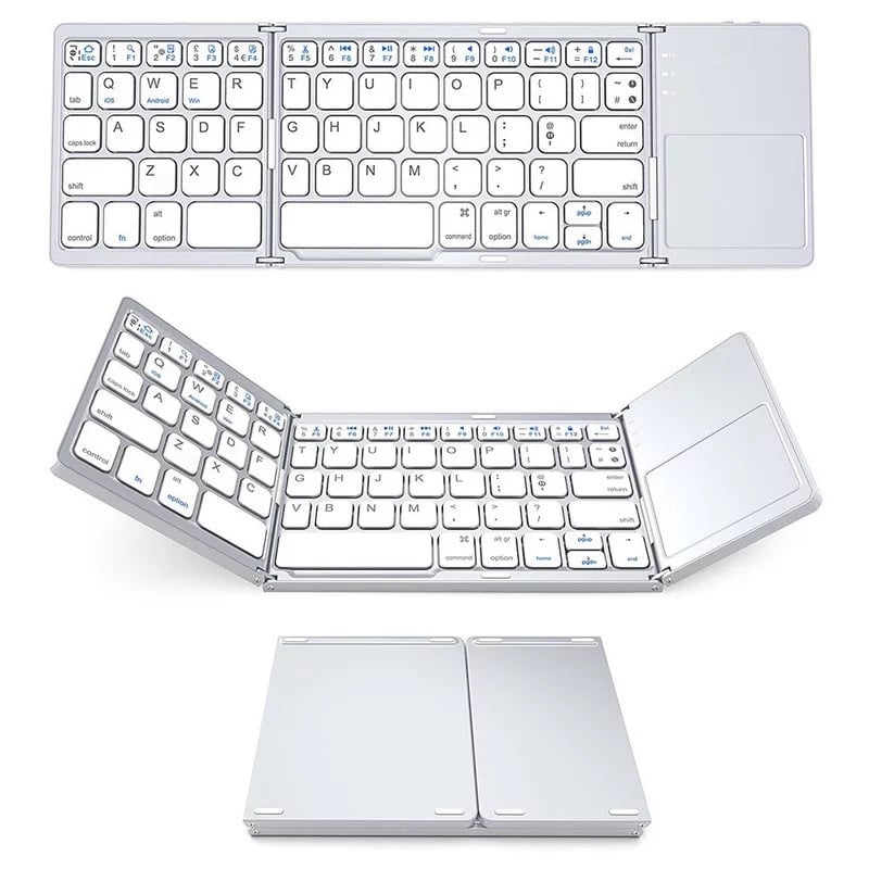 Faltbare, kabellose, tragbare Bluetooth-Tastatur