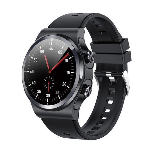 Smartwatch mit drahtlosen Kopfhörern (funktioniert mit iPhone und Android)