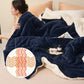 [Wintergeschenk] Doppelschichtige, verdickte Lammplüschdecke