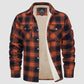 Winter Sale 49% Rabatt🔥Herren Sherpa Shirt Wollgefüttertes Flanellhemd Jacke