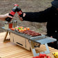 🎅Christmas grill：Portable Folding Stainless Steel Camping Grill Grate🎁