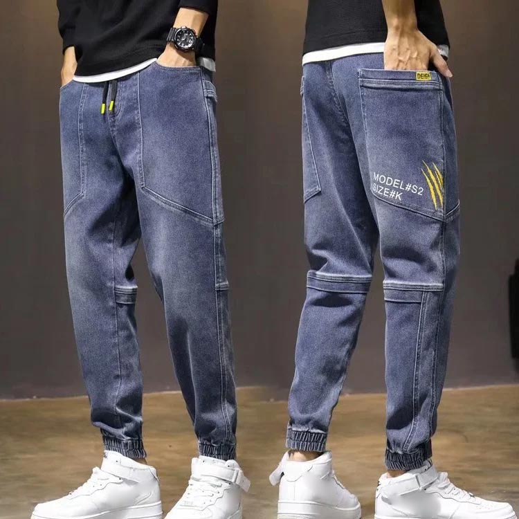 Herren -Freiwanderungsjeans mit großen Taschen