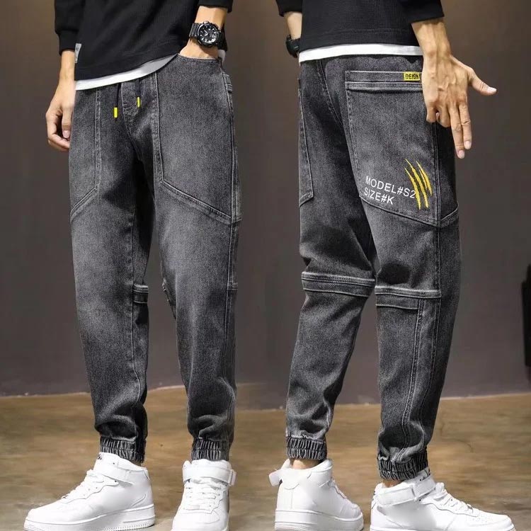 Herren -Freiwanderungsjeans mit großen Taschen
