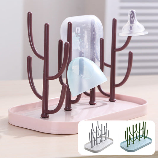 Babyflaschen-Trockengestell mit Tablett