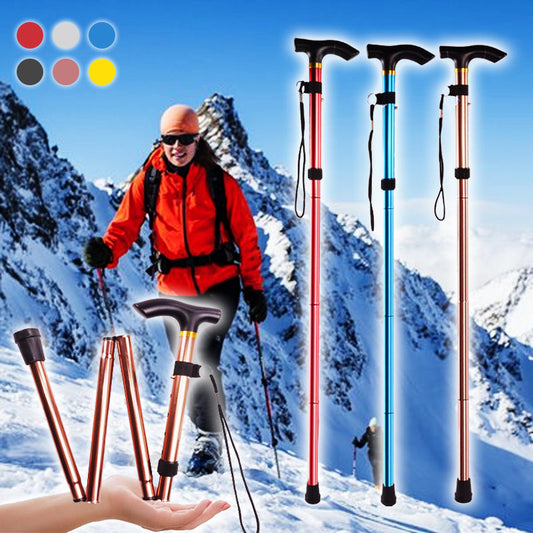 🎁2Stück kostenloser Versand🎁Aluminum Alloy Collapsible Trekking Pole