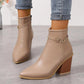 🎁Großes Geschenk! Damen spitz zulaufende Schuhe mit hohem Absatz und seitlichem Reißverschluss