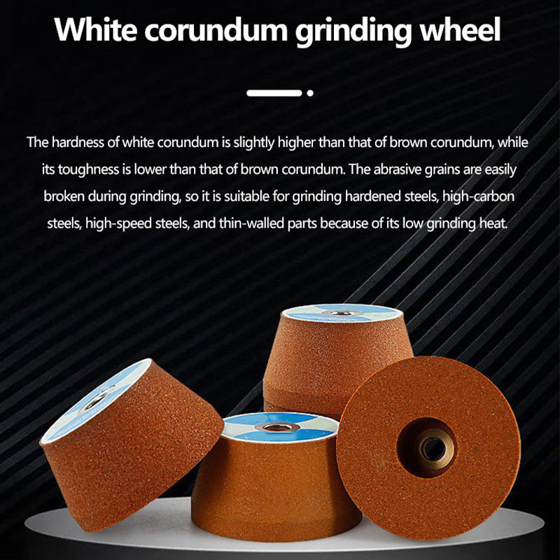 Ultra-Durable White Corundum Metal Grinding Wheel - Powerful Rust Removal and Smooth Grinding