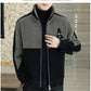 [bestes Geschenk] Herren Mode Stehkragen Plüschjacke