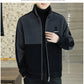 [bestes Geschenk] Herren Mode Stehkragen Plüschjacke