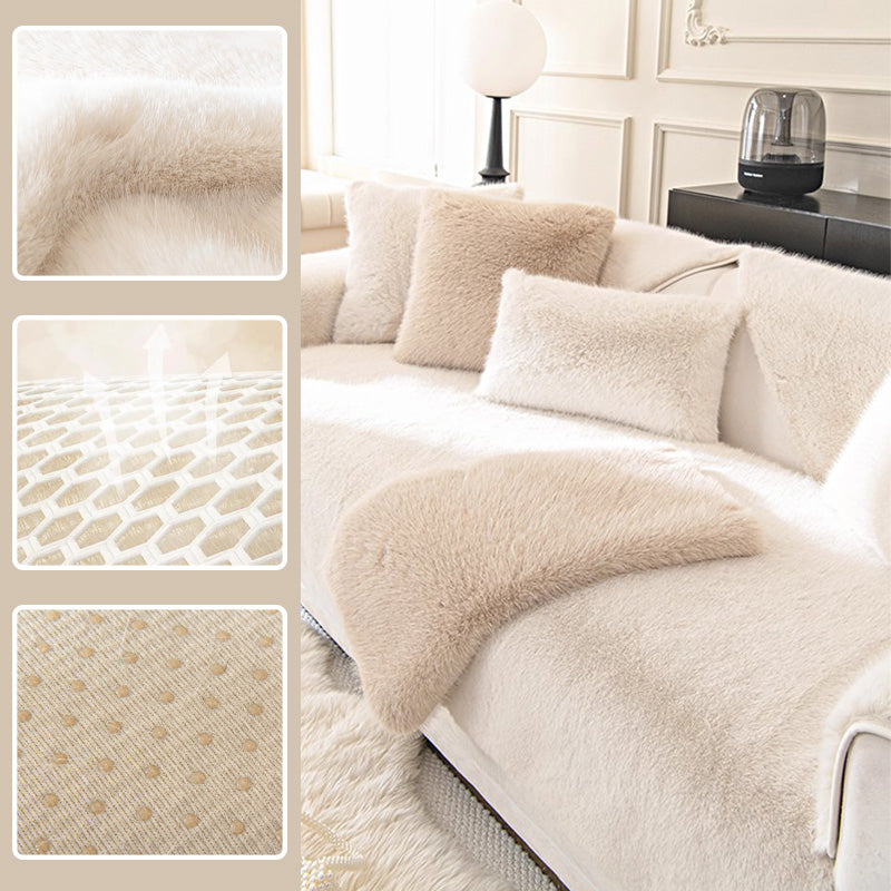 🏠Luxurious Faux Mink Fur Sofa Cushion