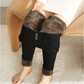 💃Ideales Geschenk für sie - Verdickte, warme, hoch taillierte, dehnbare, schwarze Skinny-Hose für Frauen