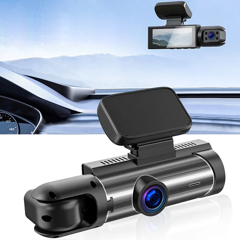 Dashcam mit 170° Weitwinkel und 1080p Doppelobjektiv