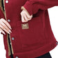 Warme Jacke aus mit Lammwolle gefüttertem Cord