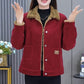 Warme Jacke aus mit Lammwolle gefüttertem Cord