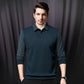 💥Kauf 2 kostenloser Versand💕Herren Revers Faux Zweiteiliges Strickhemd
